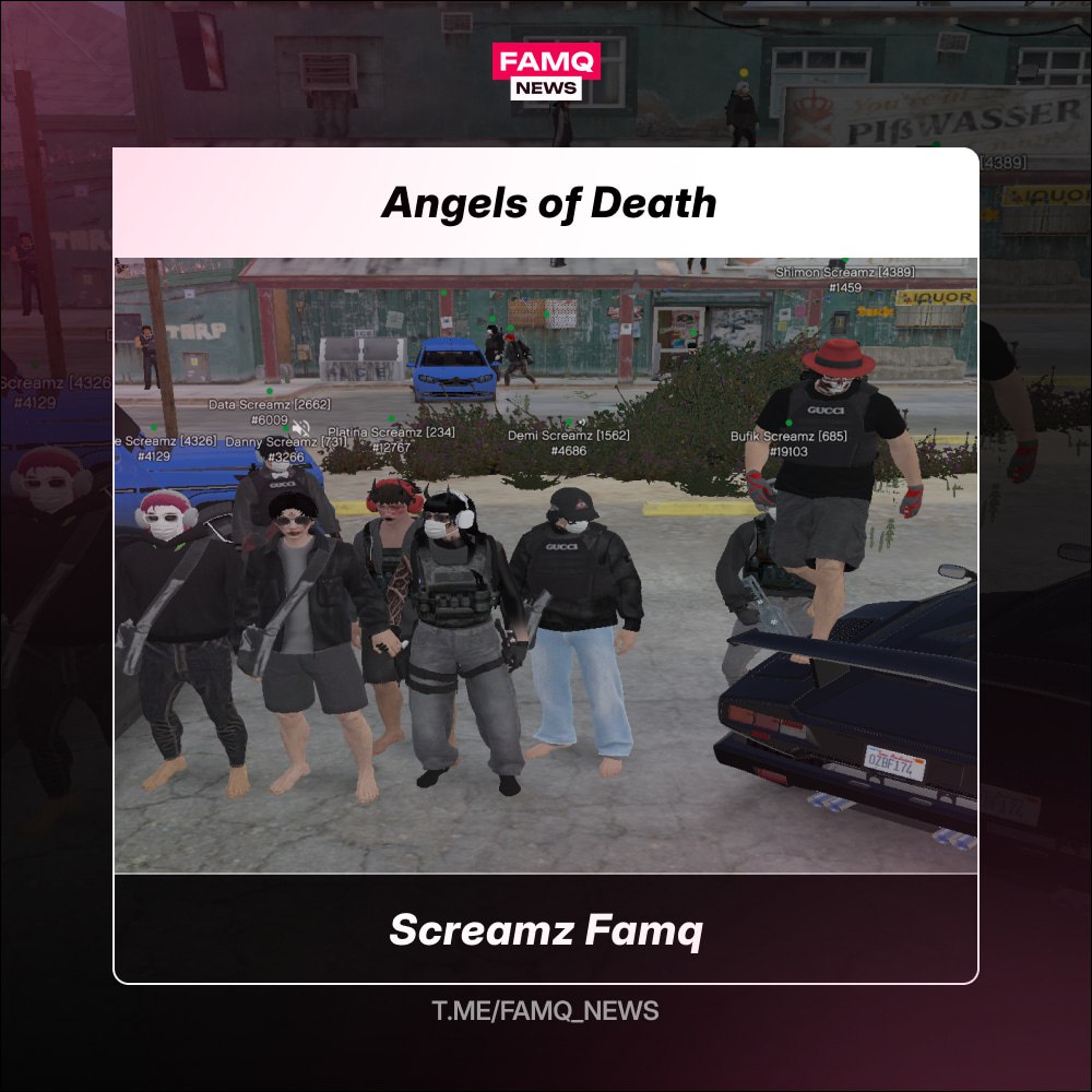 ☄️ Screamz Famq успешно захватила особняк Angels of Death у Banhammer Famq на сервере Portland