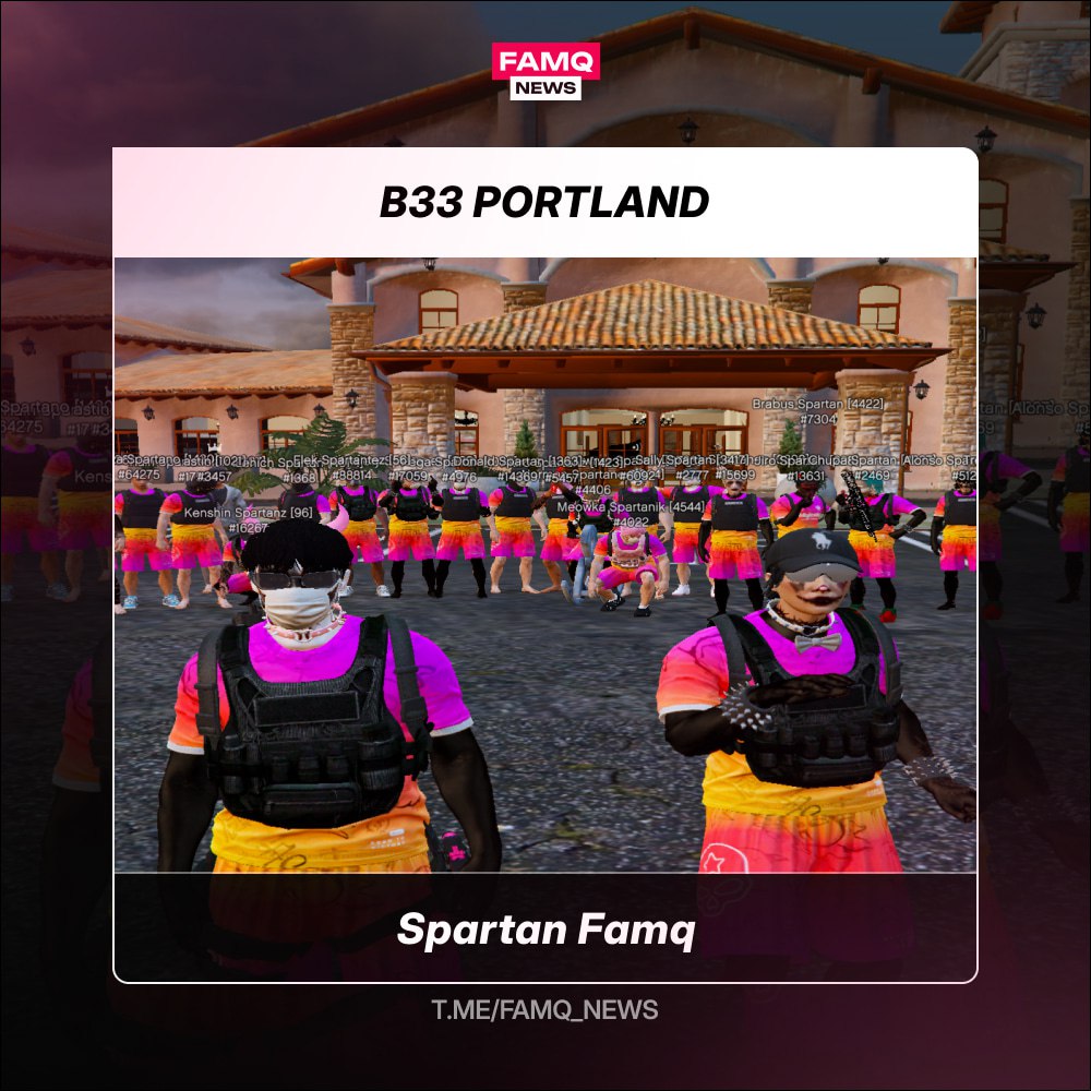 👑 Победителем турнира ВЗЗ на сервере Portland становится семья Spartan Famq!